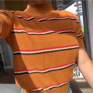 Free People 70’s mock neck sweater